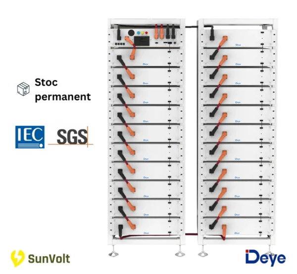 Sistem Stocare Deye BOS-A HV 53.76Kwh IP20